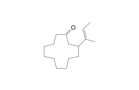 E-3-(1-Methylprop-1-enyl)cyclododecanone