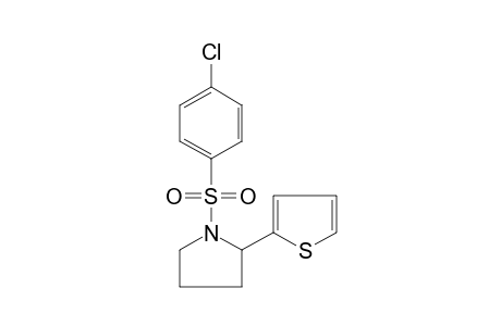 1-[(p-chlorophenyl)sulfonyl]-2-(2-thienyl)pyrrolidine