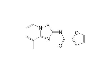 2-Furancarboxamide, N-(8-methyl-2H-[1,2,4]thiadiazolo[2,3-a]pyridin-2-yliden)-