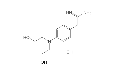 2-{p-[bis(2-hydroxyethyl)amino]phenyl}acetamidine, hydrochloride