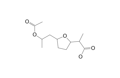 2-{5-[2-(Acetyloxy)propyl]oxolan-2-yl}propanoic acid