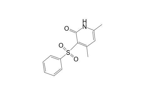 4,6-DIMETHYL-3-PHENYLSULFONYL-2(1H)-PYRIDONE