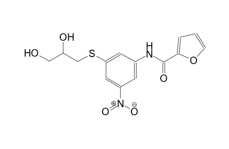 N-{3-[(2,3-dihydroxypropyl)sulfanyl]-5-nitrophenyl}-2-furamide