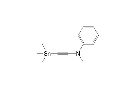 methyl-phenyl-(2-trimethylstannylethynyl)amine