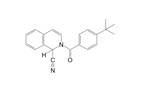 2-(p-tert-butylbenzoyl)-1,2-dihydro-1-isoquinolinecarbonitrile