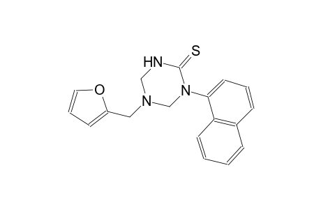 5-(2-furylmethyl)-1-(1-naphthyl)tetrahydro-1,3,5-triazine-2(1H)-thione