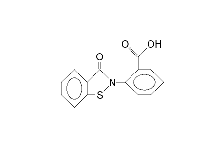 2-(3-keto-1,2-benzothiazol-2-yl)benzoic acid