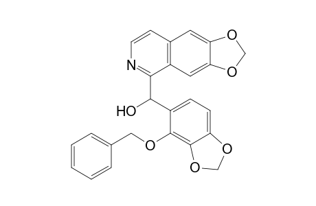 1-[2'-(Benzyloxy)-3',4'-(methylenedioxy)phenyl]-1-[6",7"-(methylenedioxy)isoquinolinyl]-carbinol