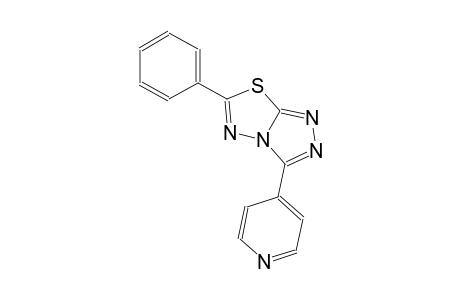 6-phenyl-3-(4-pyridinyl)[1,2,4]triazolo[3,4-b][1,3,4]thiadiazole
