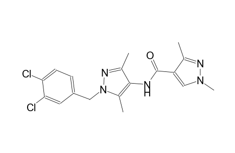 N-[1-(3,4-dichlorobenzyl)-3,5-dimethyl-1H-pyrazol-4-yl]-1,3-dimethyl-1H-pyrazole-4-carboxamide