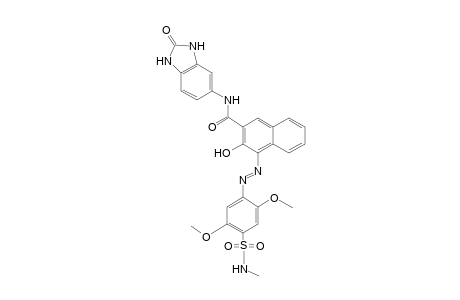 2,5-Dimethoxy-N'-methylsulfanilamide->3-hydroxy-N-(2-oxo-5-benzimidazolinyl)-2-naphthamide