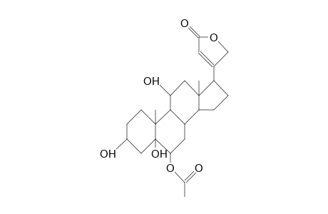 3.beta.,5.alpha.,11.alpha.-Trihydroxy-6-O-acetyl-17.beta.-(2',5'-dihydro-5'-oxo-3'-furyl)-androstan