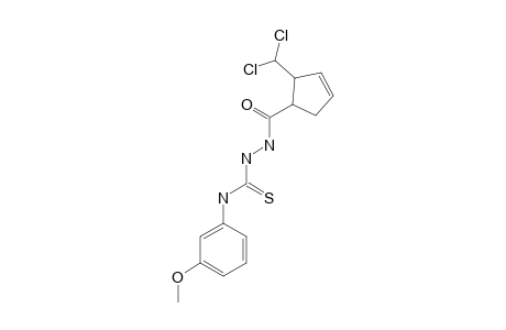 1-{[2-(dichloromethyl)-3-cyclopenten-1-yl]carbonyl}-4-(m-methoxyphenyl)-3-thiosemicarbazide