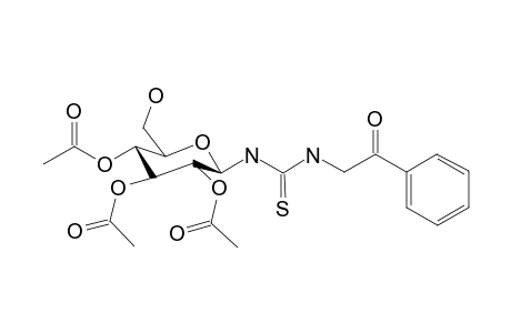 N-Phenacyl-N'-(2,3,4-tri-o-acetyl-.beta.D-glucopyranosyl)thiourea