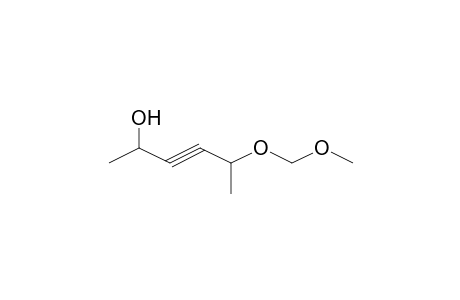 5-(Methoxymethoxy)-3-hexyn-2-ol