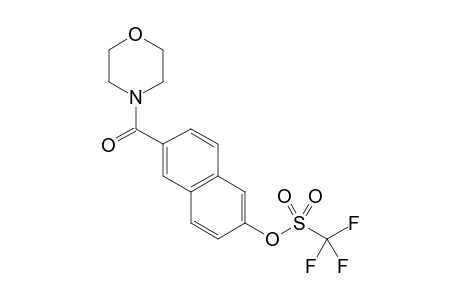 6-(Morpholine-4-carbonyl)naphthalen-2-yl trifluoromethanesulfonate