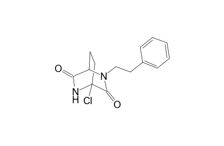 4-Chloro-2-phenethyl-2,5-diazabicyclo[2.2.2[octane-3,6-dione