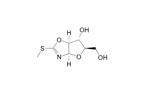 2-Methylthio-(1,2-dideoxy-B-D-arabinofurano)(1,2-D)-2-oxazoline