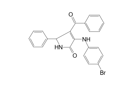 3-Benzoyl-4-(4-bromoanilino)-2-phenyl-1,2-dihydropyrrol-5-one