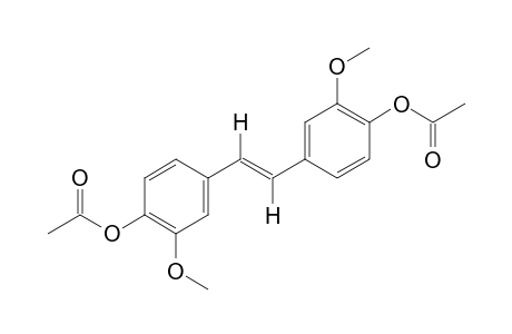 Trans-3,3'-dimethoxy-4,4'-stilbenediol, diacetate