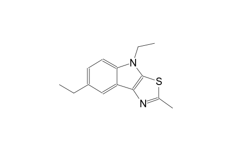 4,7-diethyl-2-methyl-4H-[1,3]thiazolo[5,4-b]indole