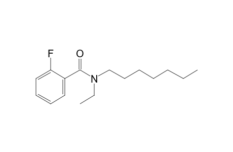 Benzamide, 2-fluoro-N-ethyl-N-heptyl-