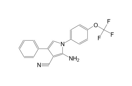1H-pyrrole-3-carbonitrile, 2-amino-4-phenyl-1-[4-(trifluoromethoxy)phenyl]-