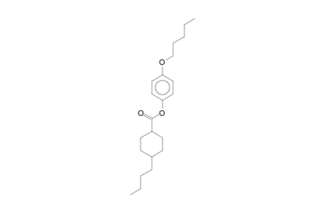 4-(Pentyloxy)phenyl 4-butylcyclohexanecarboxylate