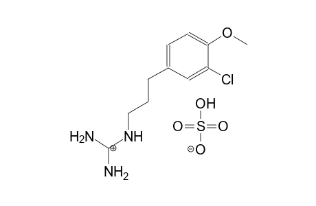 amino((3-(3-chloro-4-methoxyphenyl)propyl)amino)methaniminium hydrogensulfate