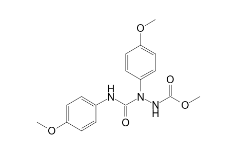 Methyl N-[(4-methoxyphenyl)-[(4-methoxyphenyl)carbamoyl]amino]carbamate