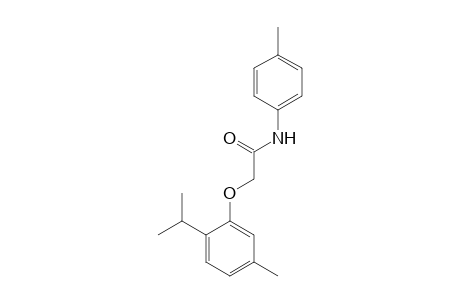N-(4-methylphenyl)-2-(5-methyl-2-propan-2-yl-phenoxy)ethanamide