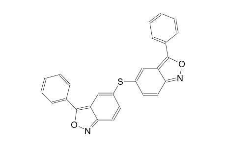 3-Phenyl-5-[(3-phenyl-2,1-benzisoxazol-5-yl)sulfanyl]-2,1-benzisoxazole