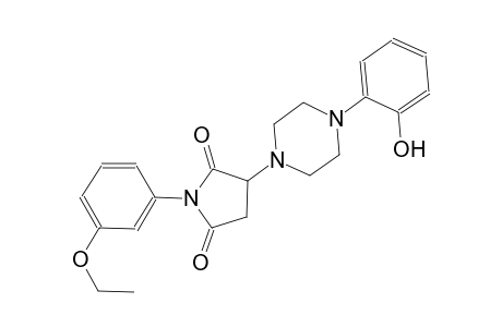 2,5-Pyrrolidinedione, 1-(3-ethoxyphenyl)-3-[4-(2-hydroxyphenyl)-1-piperazinyl]-