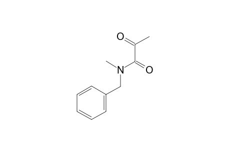 N-benzyl-N-methyl-2-oxopropanamide