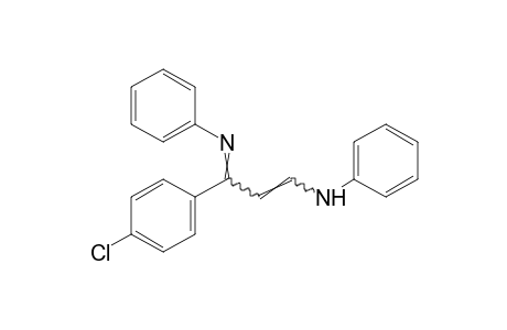 3-(p-chlorophenyl)-N-phenyl-3-(phenylimino)propenylamine