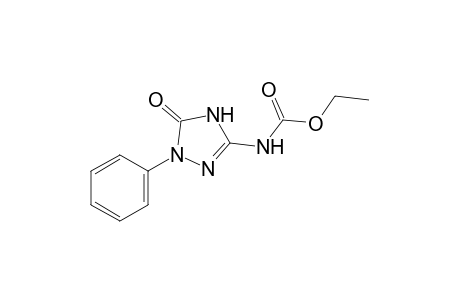 5-oxo-1-phenyl-delta square-1,2,4-triazoline-3-carbamic acid, ethyl ester