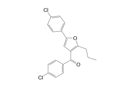 (4-Chlorophenyl)(5-(4-chlorophenyl)-2-propylfuran-3-yl)methanone