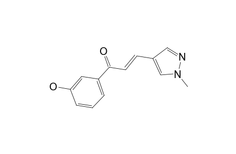 1-(3-Hydroxyphenyl)-3-(1-methylpyrazol-4-yl)prop-2-en-1-one