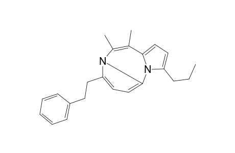 7,8-Dimethyl-12-propyl-5-(2-phenylethyl)-1,6-diazatricyclo[7.3.0.0(2,6)]dodeca-2,4,7,9,11-pentene