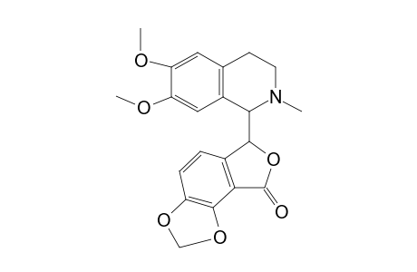 6-(6,7-dimethoxy-2-methyl-3,4-dihydro-1H-isoquinolin-1-yl)-6H-furo[4,3-g][1,3]benzodioxol-8-one