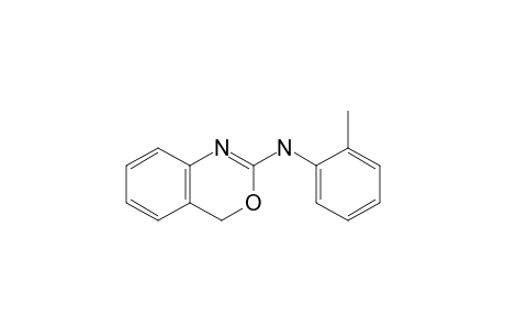 4H-3,1-Benzoxazin-2-amine, N-(phenylmethyl)-