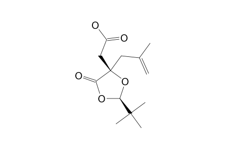 (2R,4R)-[2-TERT.-BUTYL-4-(2-METHYLPROP-2-ENYL)-5-OXO-1,3-DIOXOLAN-4-YL]-ACETIC-ACID