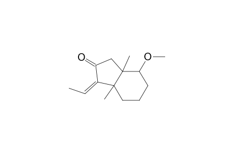 2H-Inden-2-one, 1-ethylideneoctahydro-4-methoxy-3a,7a-dimethyl-