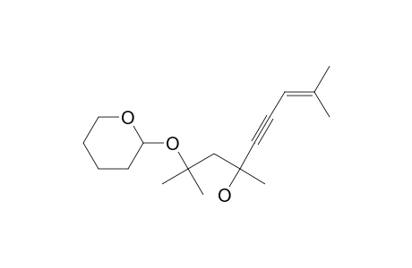 7-Nonen-5-yn-4-ol, 2,4,8-trimethyl-2-[(tetrahydro-2H-pyran-2-yl)oxy]-