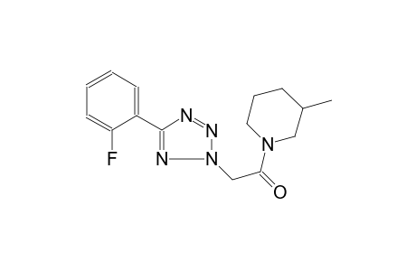 1-{[5-(2-fluorophenyl)-2H-tetraazol-2-yl]acetyl}-3-methylpiperidine