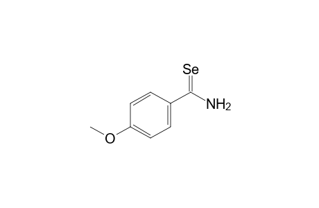 Benzenecarboselenoamide, 4-methoxy-