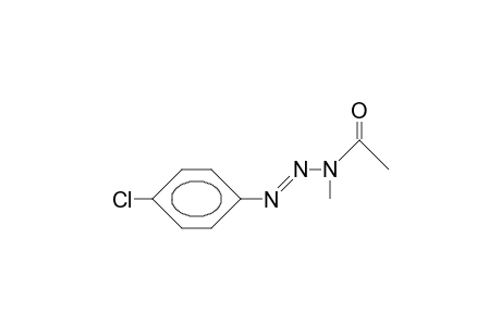 3-ACETYL-3-METHYL-1-(4-CHLOROPHENYL)-TRIAZEN