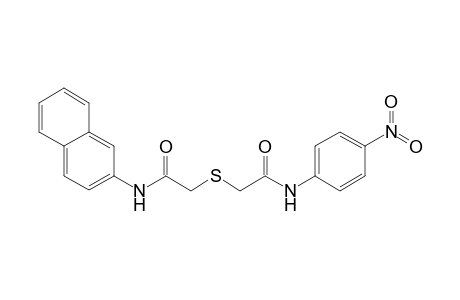 N-(naphthalen-2-yl)-2-((2-((4-nitrophenyl)amino)-2-oxoethyl)thio)acetamide