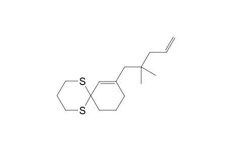 8-(2,2-Dimethylpent-4-en-1-yl)-1,5-dithiaspiro[5.5]undec-7-ene