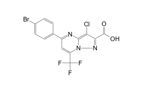 5-(4-bromophenyl)-3-chloro-7-(trifluoromethyl)pyrazolo[1,5-a]pyrimidine-2-carboxylic acid